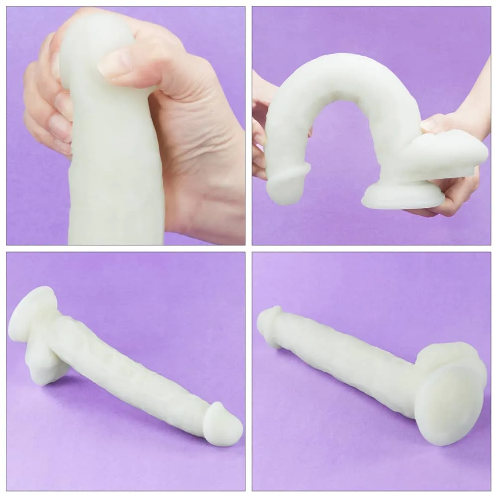 10.5'' Glow in the Dark Silicone Dildo