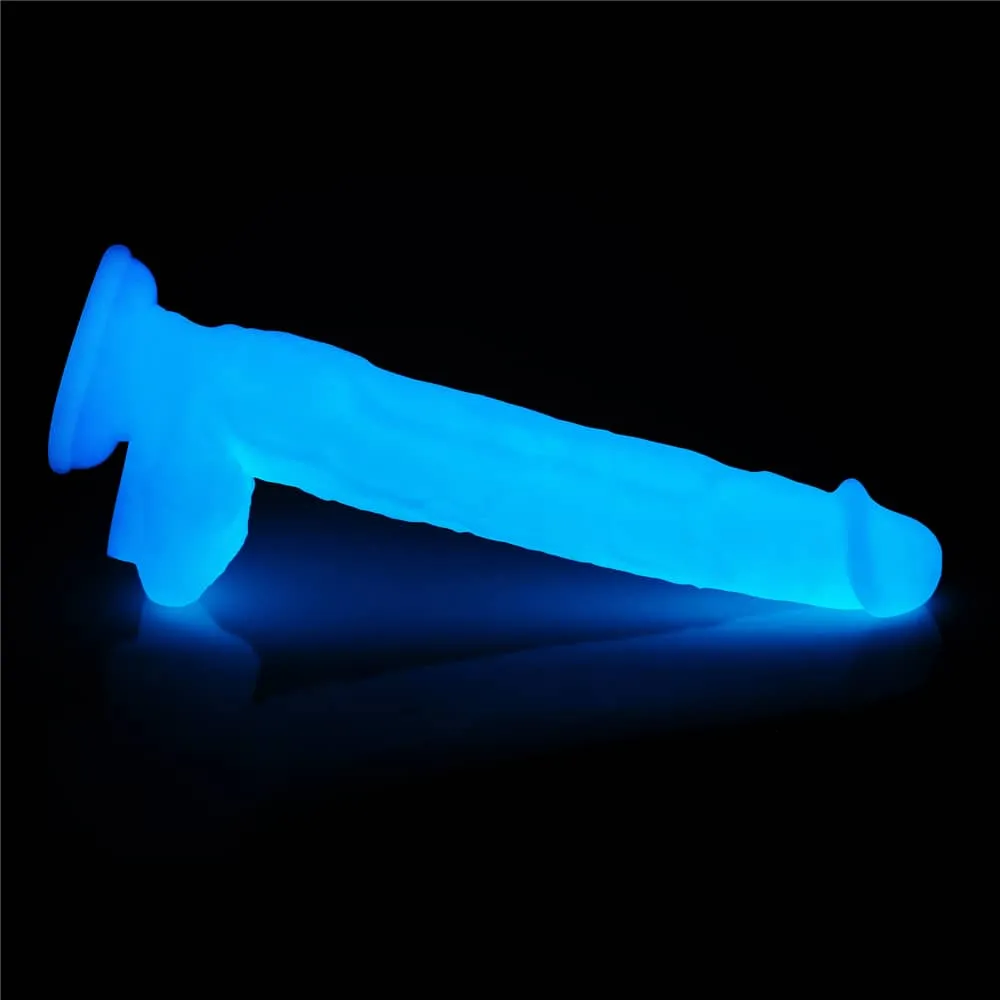 10.5'' Glow in the Dark Silicone Dildo