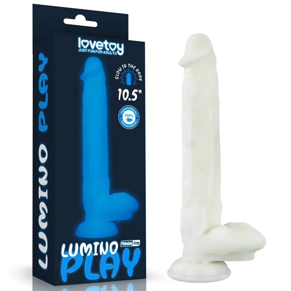 10.5'' Glow in the Dark Silicone Dildo