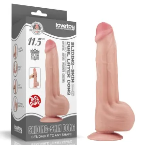 11.5'' King Sized Sliding Skin Dual Density Dildo Dong