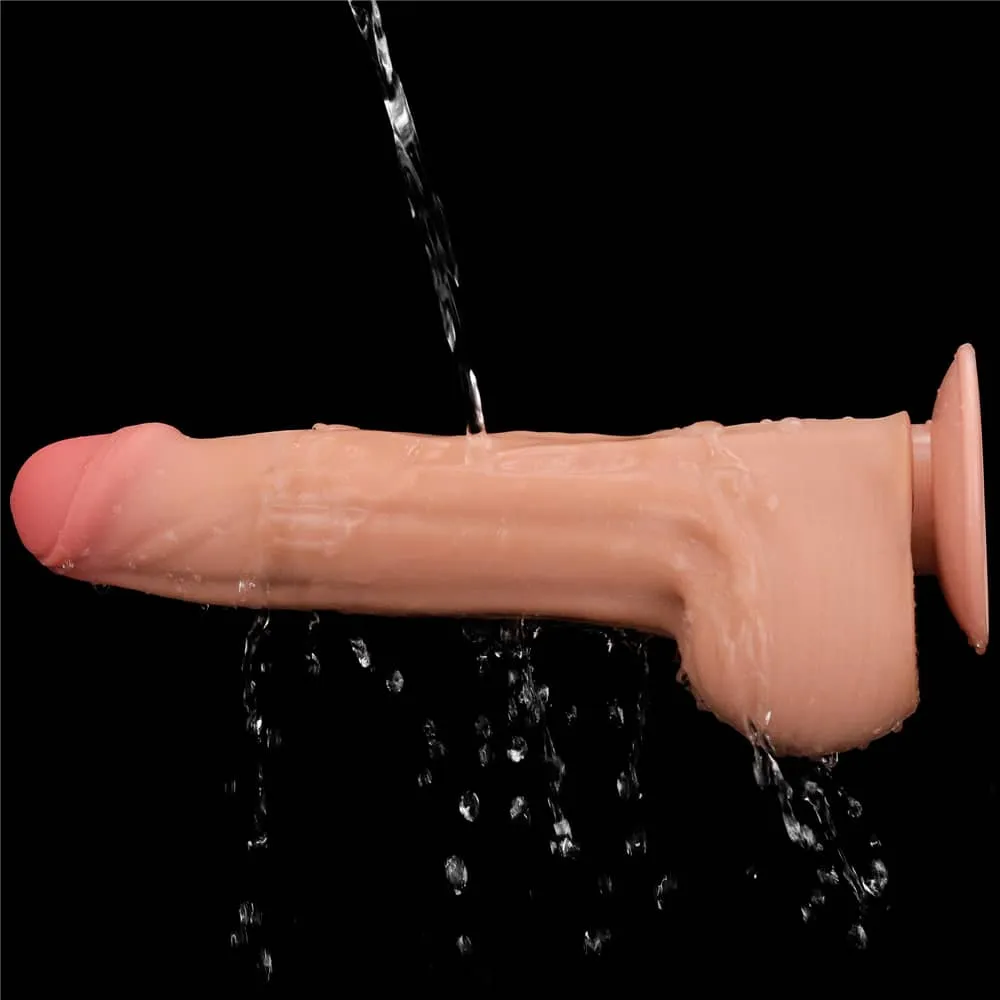 11.5'' King Sized Sliding Skin Dual Density Dildo Dong