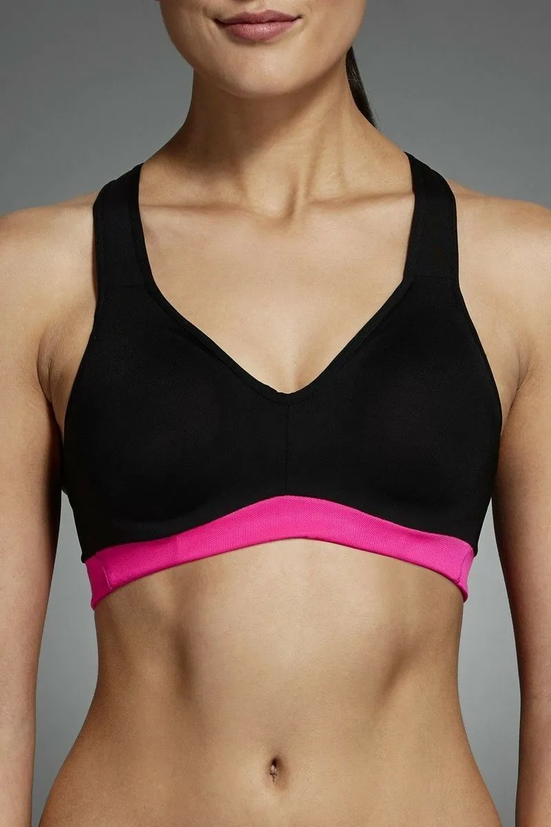 2 x Berlei Electrify Crop Womens Underwire Sports Top Yoga Gym Bra Yz6a Black