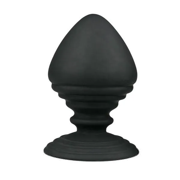 2339P      XL Ribbed Rocket Ridged Silicone Anal Plug