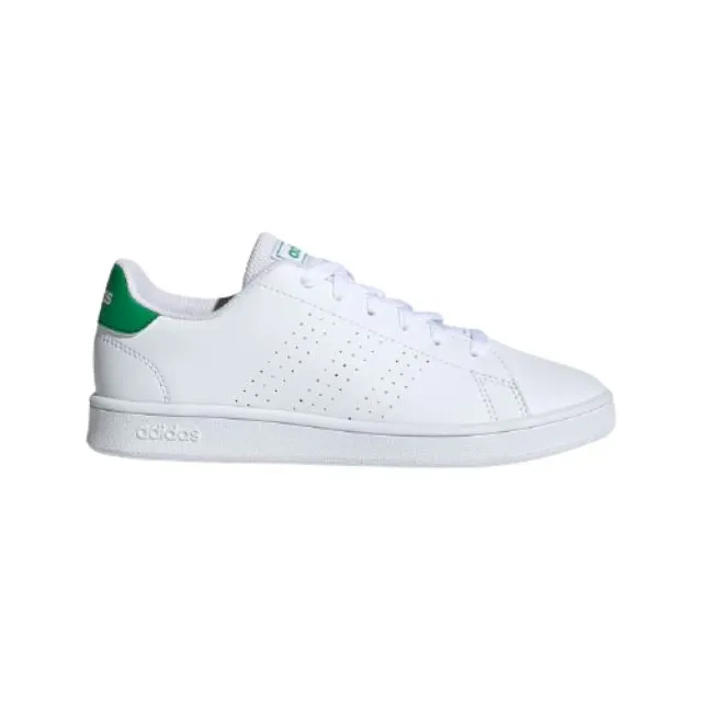 Adidas Advantage Gs-Boys Training Shoes White/Green