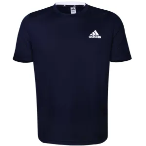 ADIDAS AEROREADY DESIGNED FOR MOVEMENT T-SHIRT - MEN -NAVY