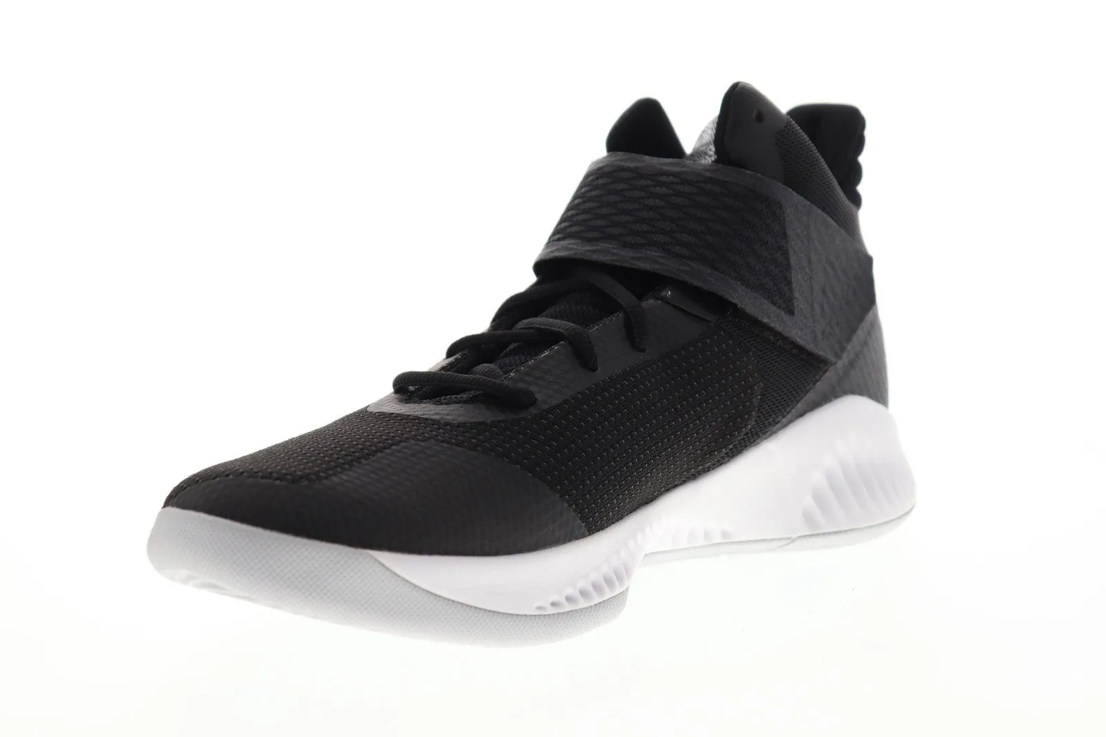 Adidas Explosive Bounce 2018 Mens Black High Top Athletic Gym Basketball Shoes