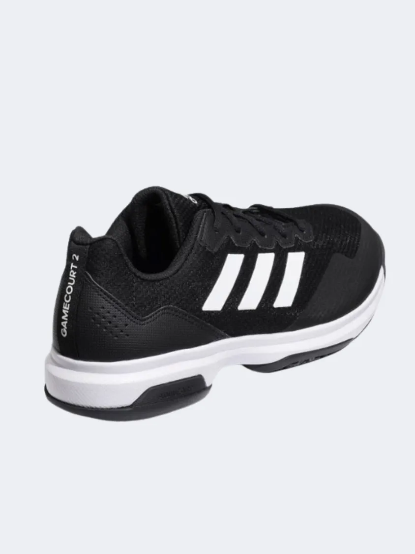 Adidas Gamecourt 2 Men Tennis Shoes Black/White