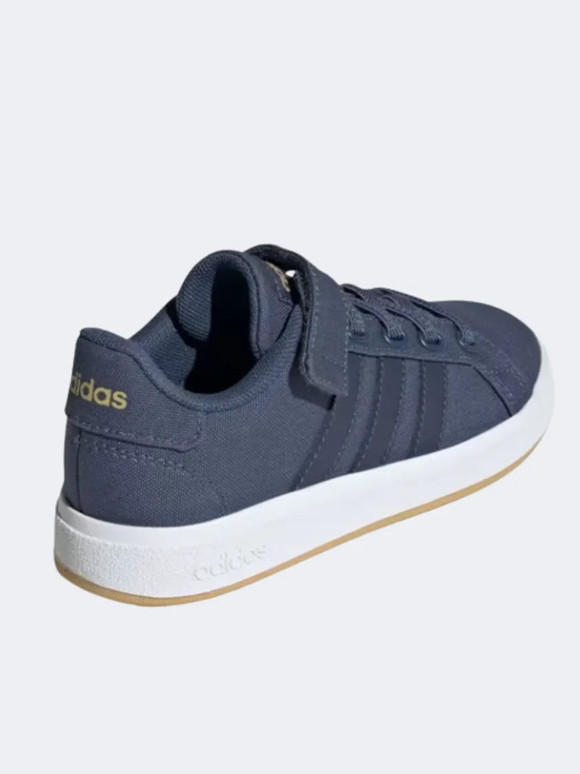 Adidas Grand Court 2 Ps Boys Sportswear Shoes Ink/Navy/White