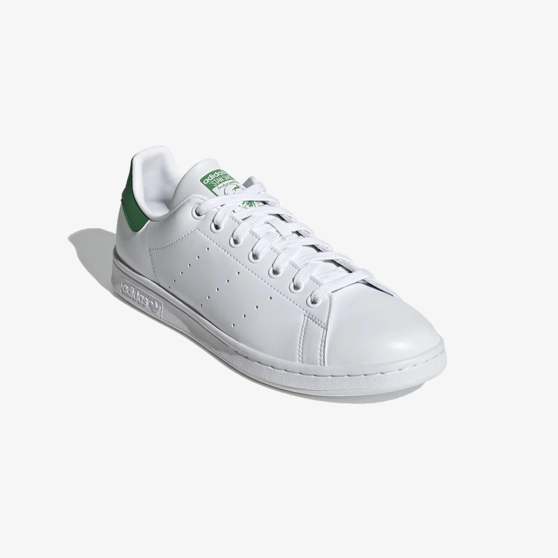 Adidas Originals | STAN SMITH  { CLOUD WHITE / GREEN