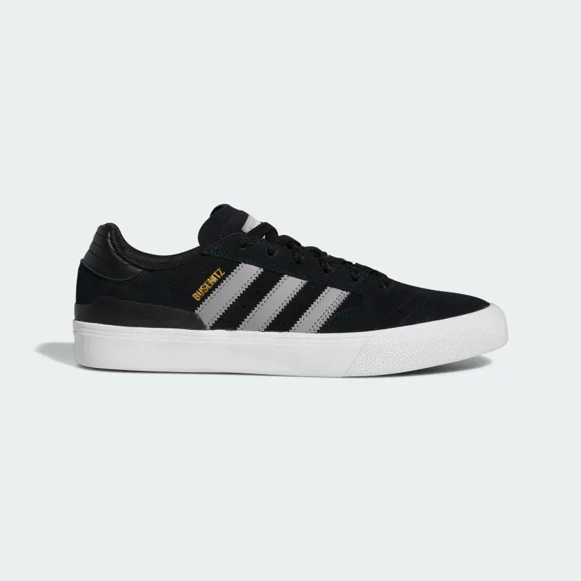 Adidas Skateboarding Busenitz Vulc II Skate Shoes - Core Black/Grey Three/Cloud White