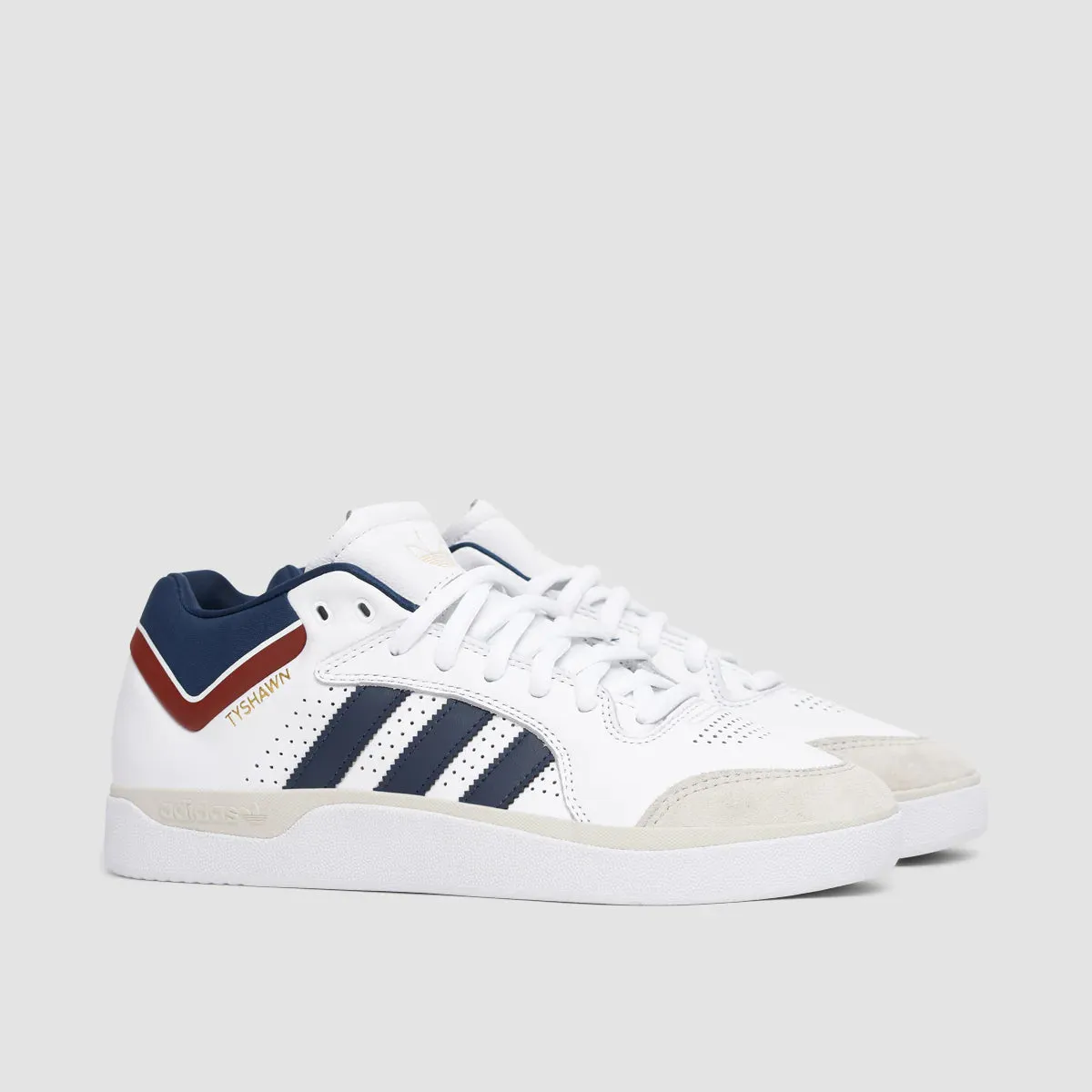 adidas Skateboarding Tyshawn Pro Skate Shoes - Cloud White / Collegiate Navy / Grey One