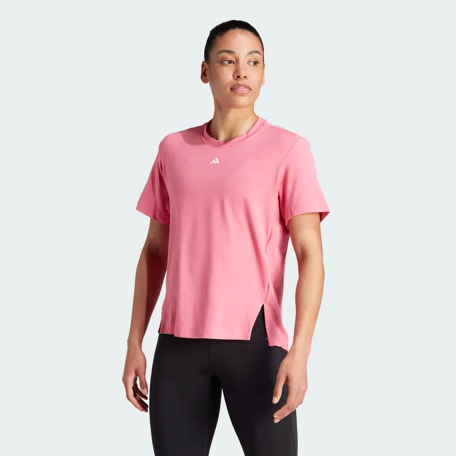 ADIDAS WOMENS D2T TRAINING TEE - PINK