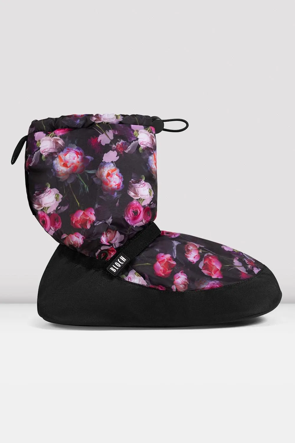 Adult Floral Print Warm Up Booties