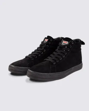 All Suede High Top Sneakers - Black