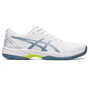 Asics Gel-Game 9 Clay Court Tennis Shoe (Mens) - White/Steel Blue