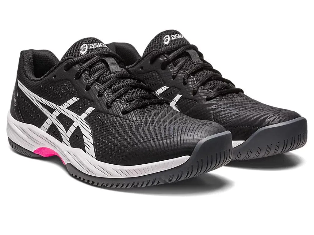 Asics Gel-Game 9 Men's Tennis Shoes Black/Hot Pink