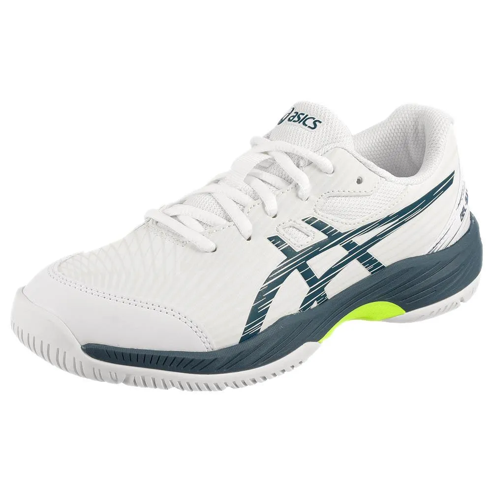 Asics Junior Gel-Game 9 GS - White/Mako Blue