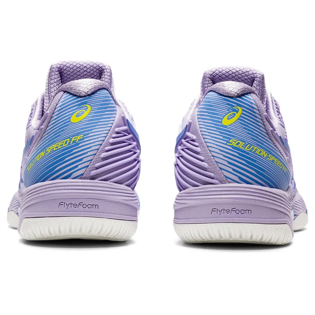 Asics Women`s Solution Speed FF 2 Tennis Shoes Murasaki and Periwinkle Blue