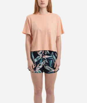 Avalon Boxy Tee - Apricot