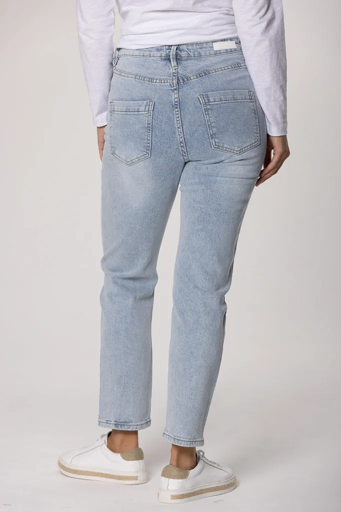 BARKLY STRAIGHT LEG JEAN- Vintage Mid Blue