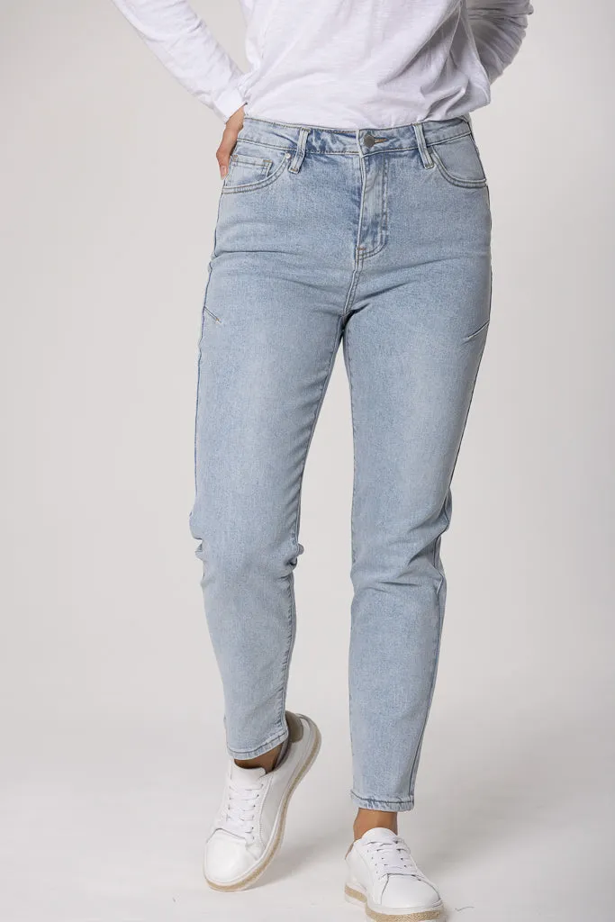 BARKLY STRAIGHT LEG JEAN- Vintage Mid Blue