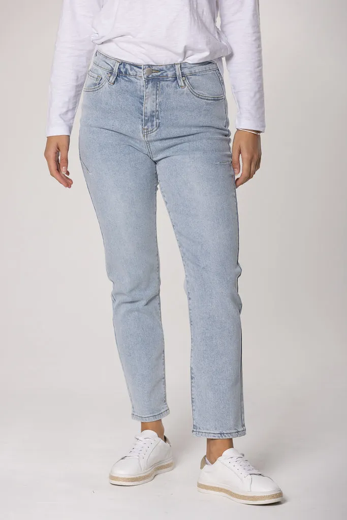 BARKLY STRAIGHT LEG JEAN- Vintage Mid Blue