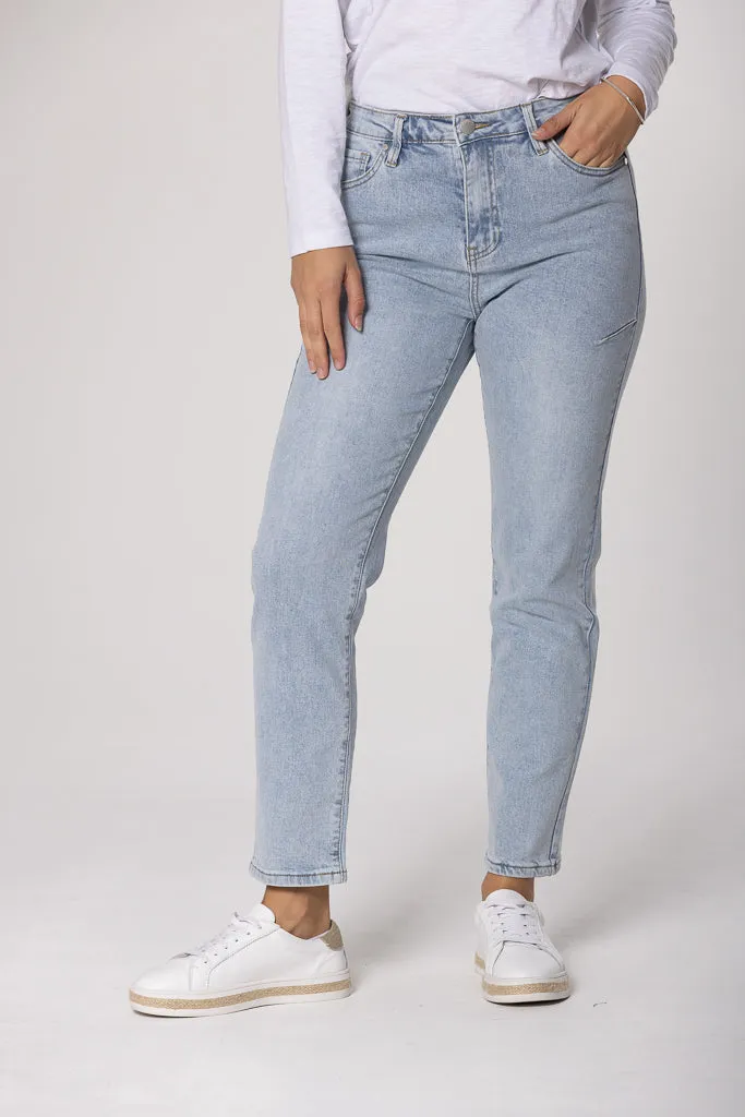 BARKLY STRAIGHT LEG JEAN- Vintage Mid Blue