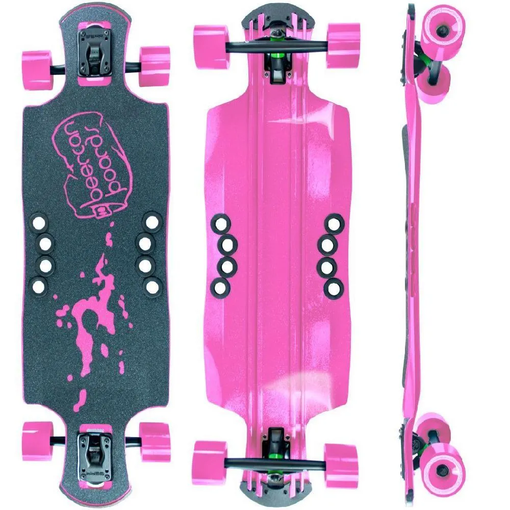 Beercan Pink 35" Oat Soda Drop Through Longboard