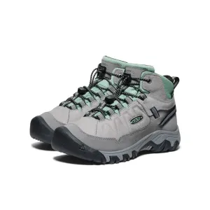 Big Kid's Keen Targhee IV Waterproof Hiking Boot Color: Alloy/Granite Green