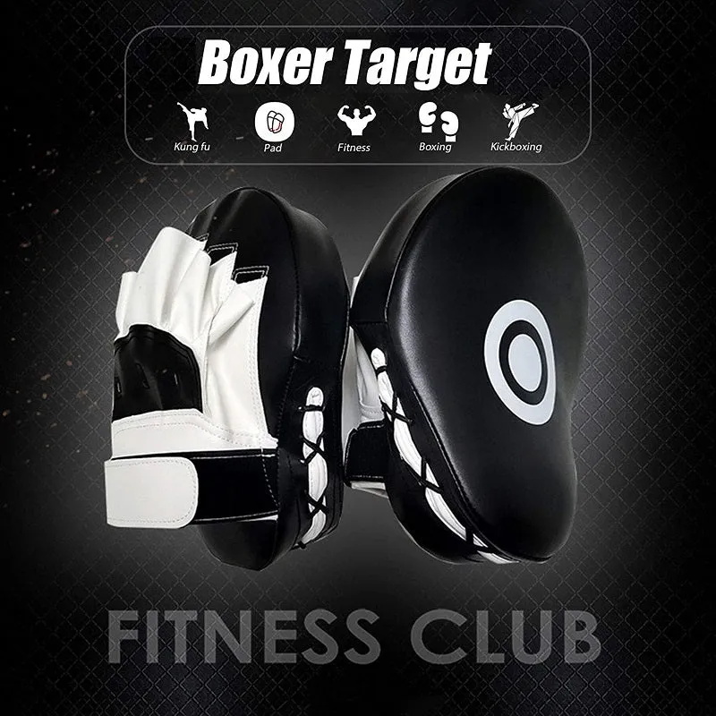 Boxer Target Boxing Training Curved Focus Punch Mitt Kickboxing Muay