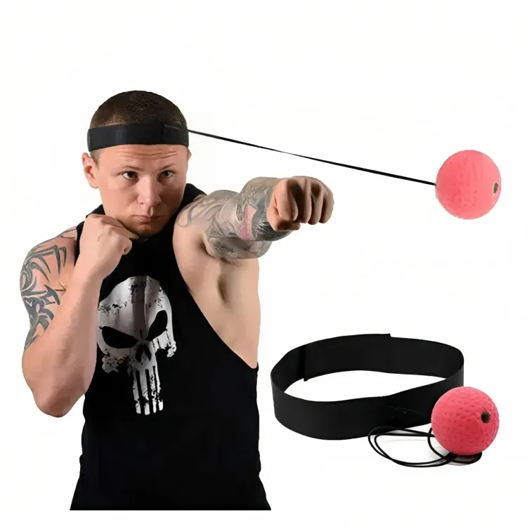 Boxing Reflex Ball with Headband with 3 Balls Included