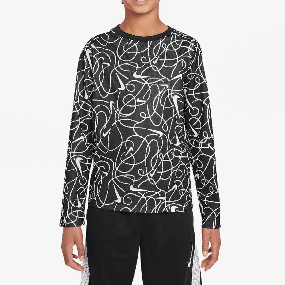 Boys' Dri-FIT Multi  Long-Sleeve Training Top