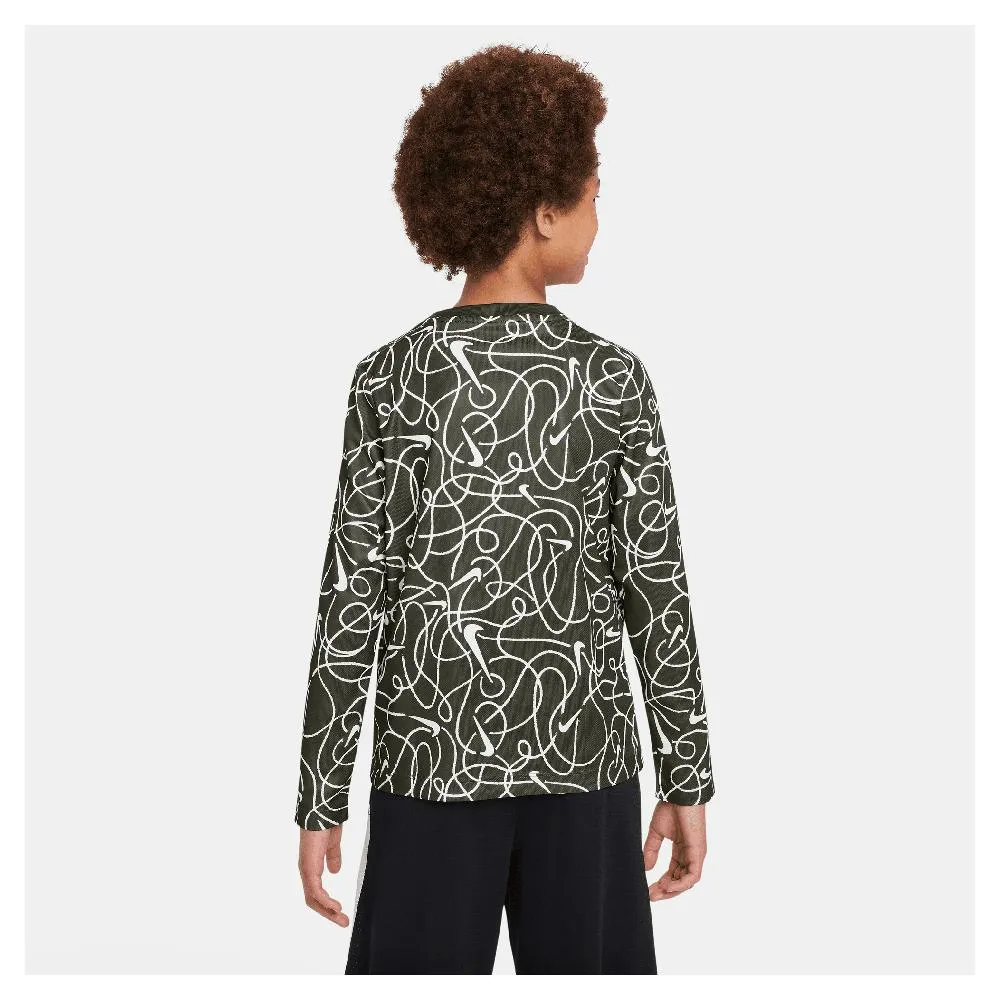 Boys' Dri-FIT Multi  Long-Sleeve Training Top