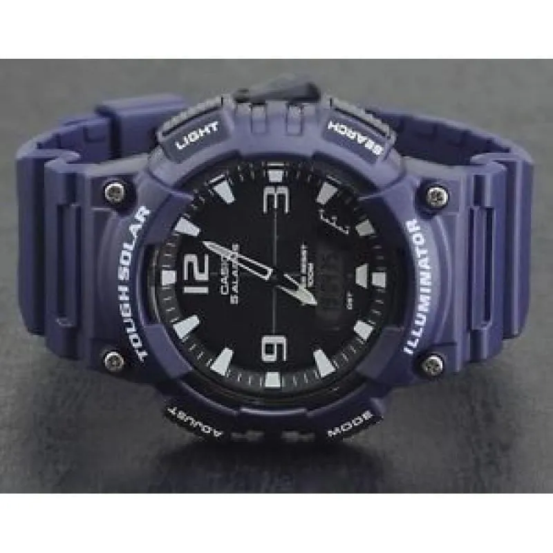 Casio AQ-S810W-2A2 Navy Blue Solar Powered Watch for Men