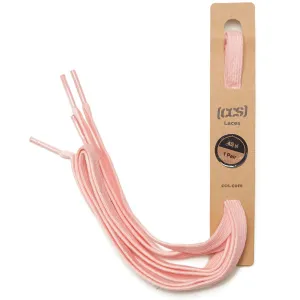 CCS Flat Lace Shoelaces - Light Pink - 45"