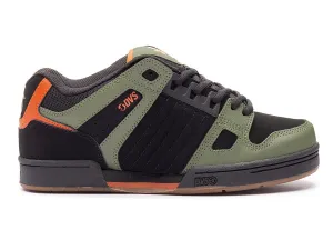 Celsius Black Olive Orange Nubuck