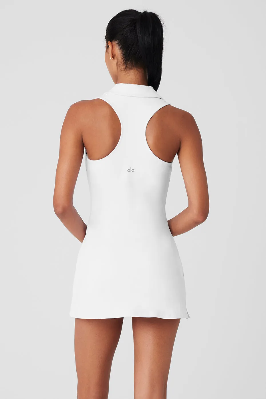 Charmed Tennis Dress - White