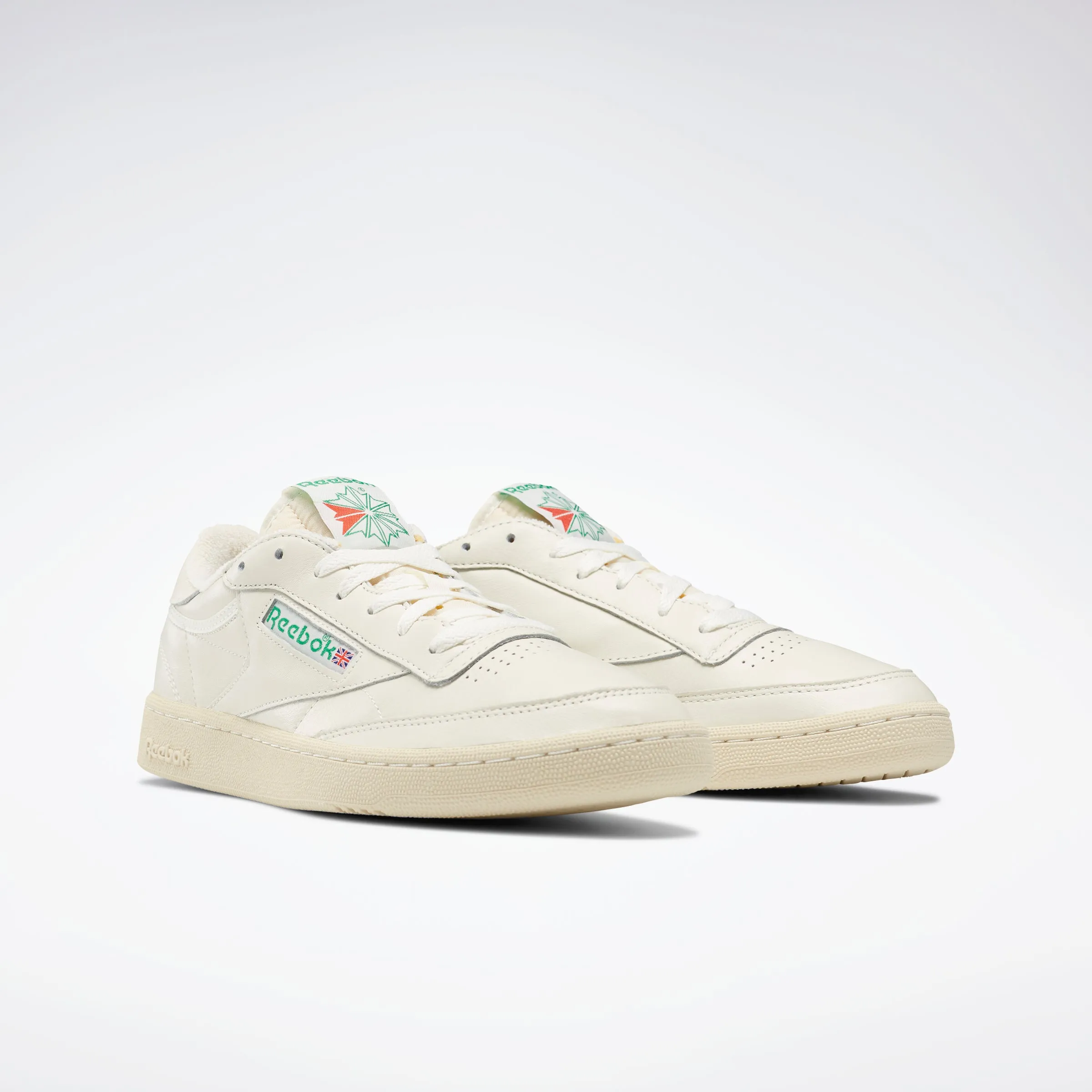 Club C 85 Vintage Shoes Top-Chalk/Paperwht/Glen Green