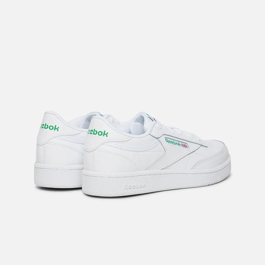 Club C Shoes - Grade School White/Glen Green/Vector Blue