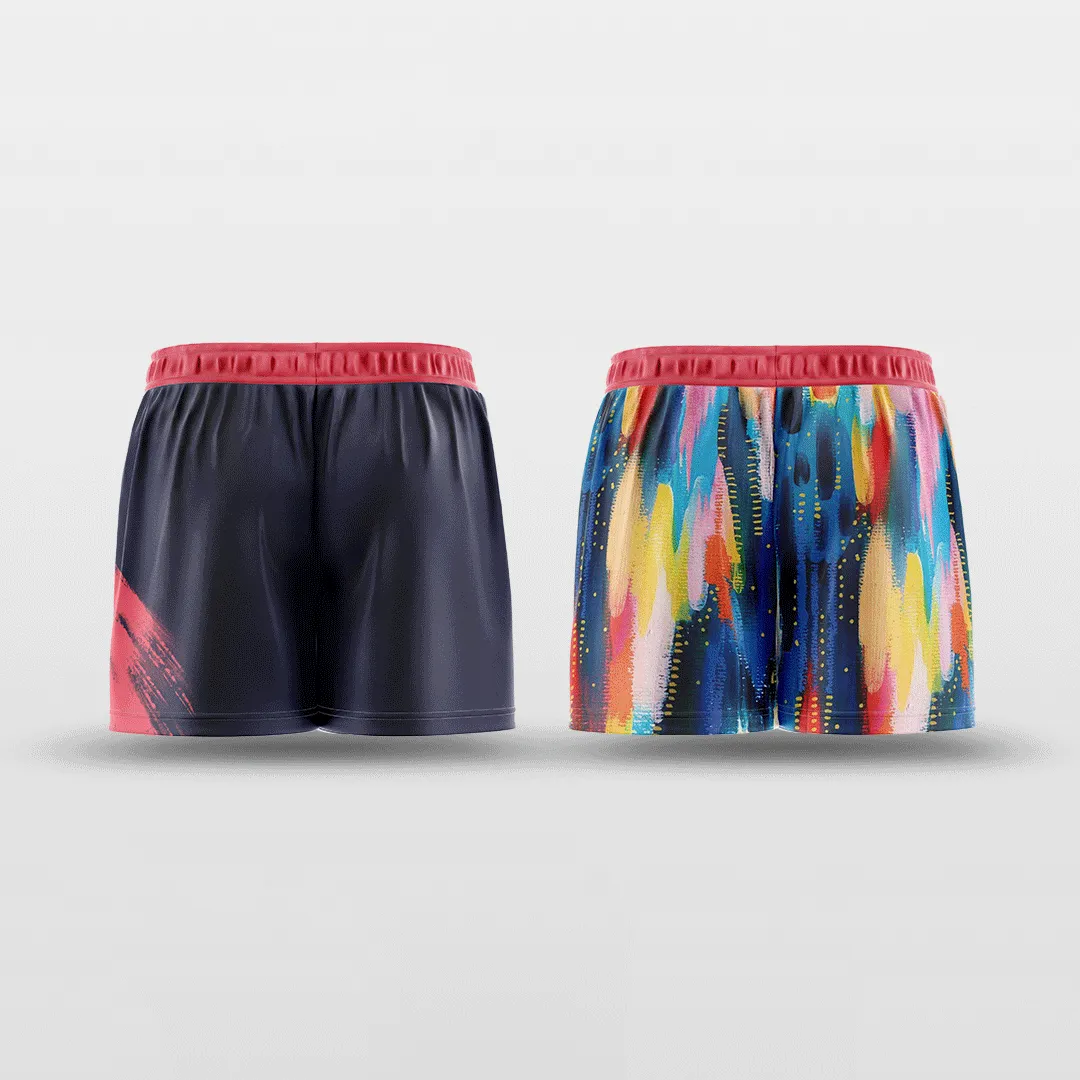 Colorful Black - Customized Reversible Training Shorts