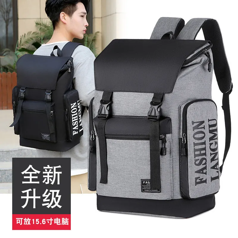 Cross-Border Wholesale Backpack Lightweight and Large Capacity Outdoor Travel Leisure Backpack Business Commute Laptop Bag