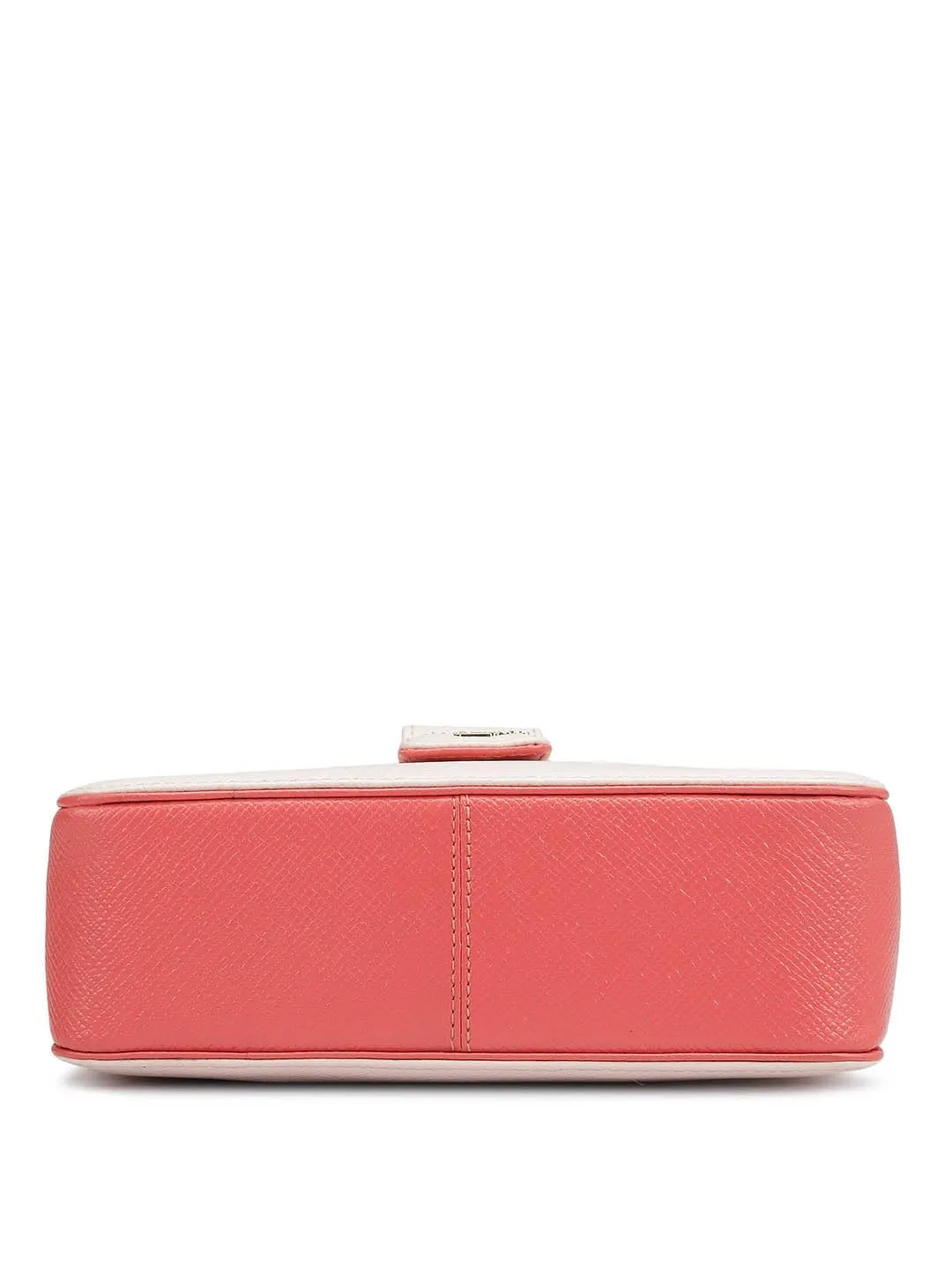 Da Milano Genuine Leather Pink Sling Bag (LSB-01442) (Small)