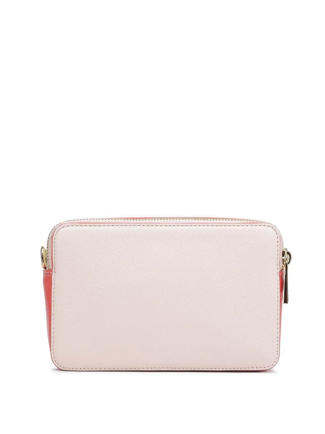 Da Milano Genuine Leather Pink Sling Bag (LSB-01442) (Small)