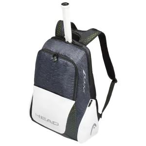 Djokovic Backpack Black and White Tennis Bag