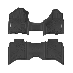 Dodge Ram 1500/2500/3500 2011-2017 Crew Cab Custom Fit Floor Mats TPE Liners