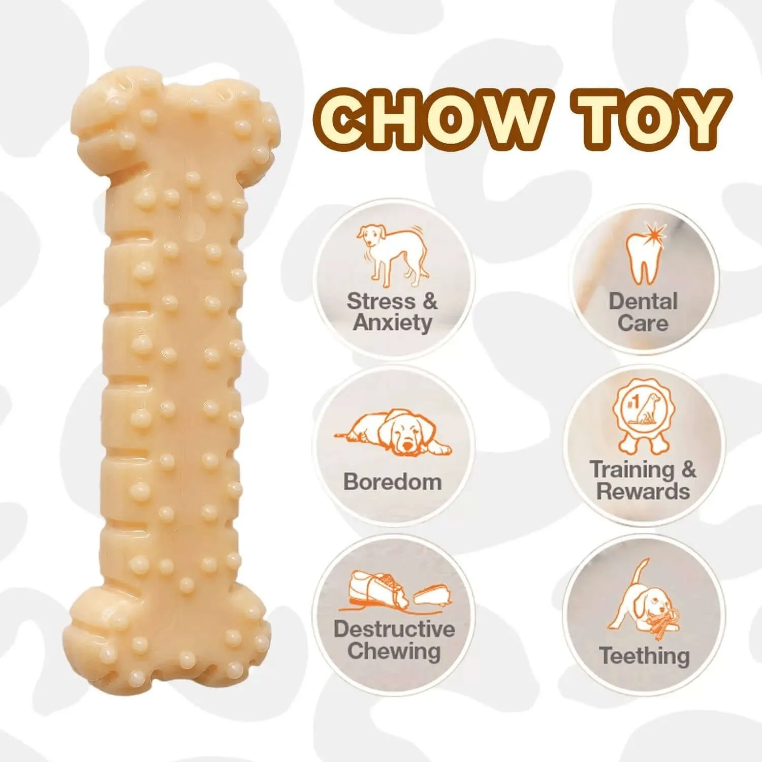 Dog Chew Toys with Chicken Flavor for Medium Large Dogs