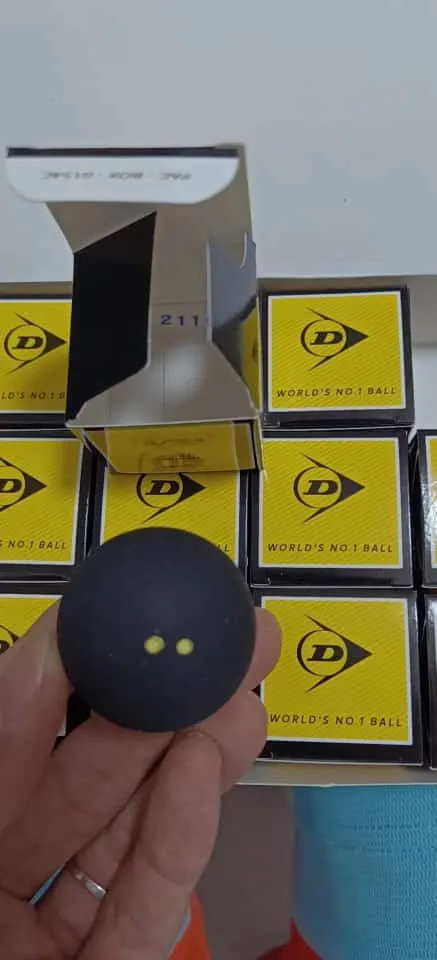 Dunlop Pro Squash Ball (double yellow dot)