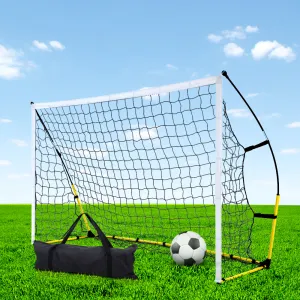 Durable 2.4m Soccer Goal Net Portable & Lightweight - Everfit