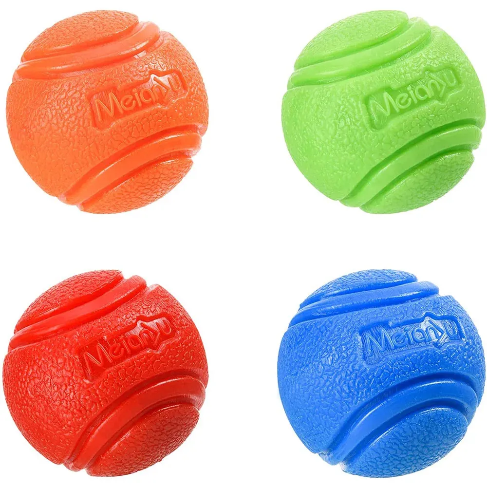 Durable Rubber Dog Ball – Chew-Resistant Bouncy Toy for Outdoor Play, Throwing & Retrieval Training