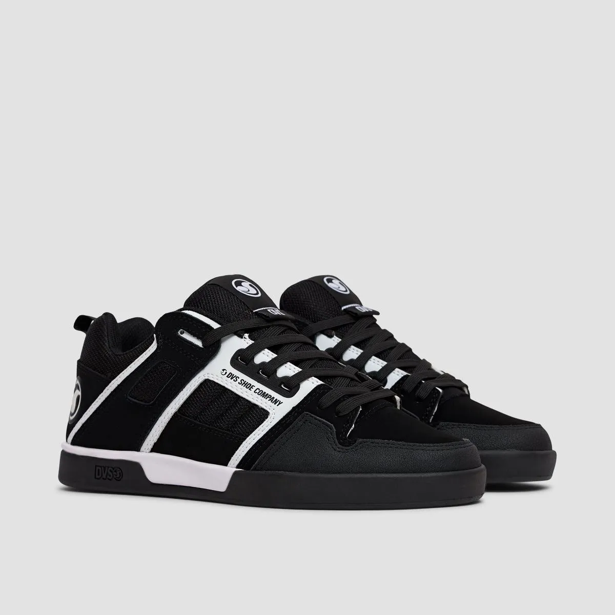 DVS Comanche 2.0  Shoes - Black/White/Black Nubuck